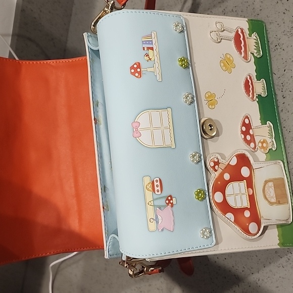 Sanrio Hello Kitty & Friends Mushroom House Crossbody Bag - BoxLunch Exclusive - Picture 3 of 4